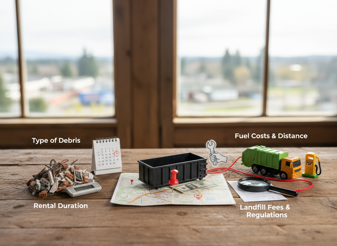 Factors That Affect Dumpster Rental Prices in Gresham